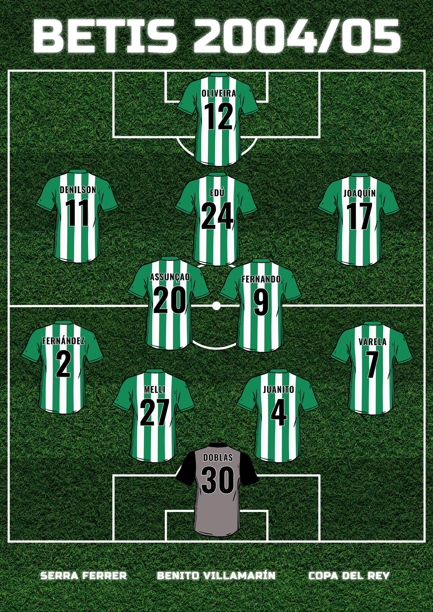 BÉTICOS - 2004/05 poster