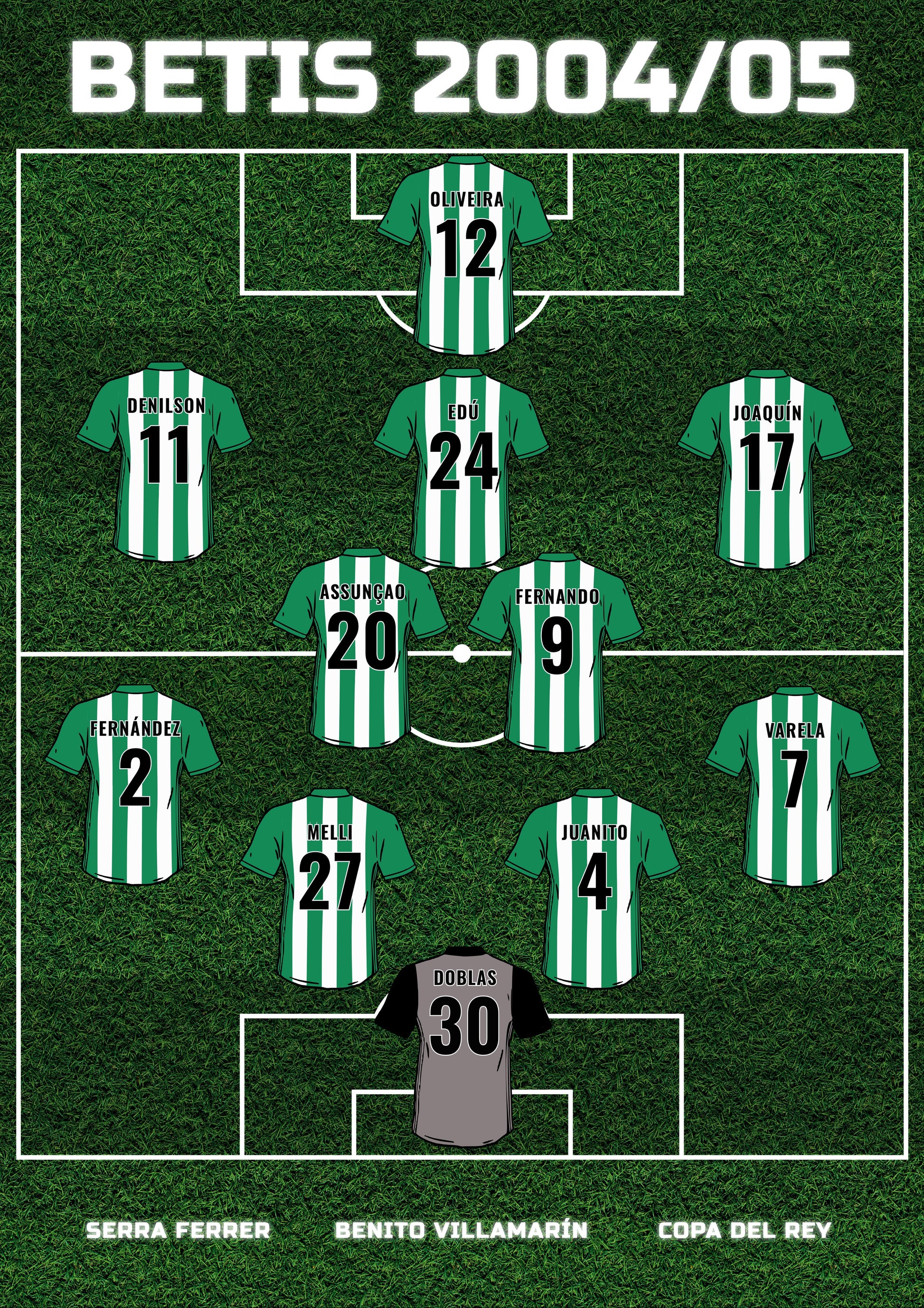 BÉTICOS - 2004/05 poster
