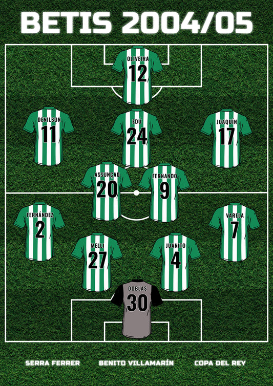 BÉTICOS - 2004/05 poster