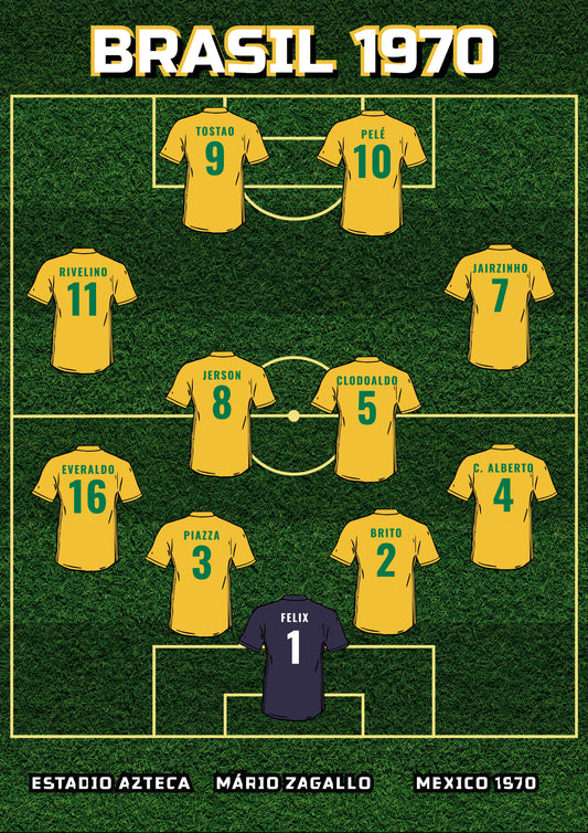 BRASIL 1970 poster