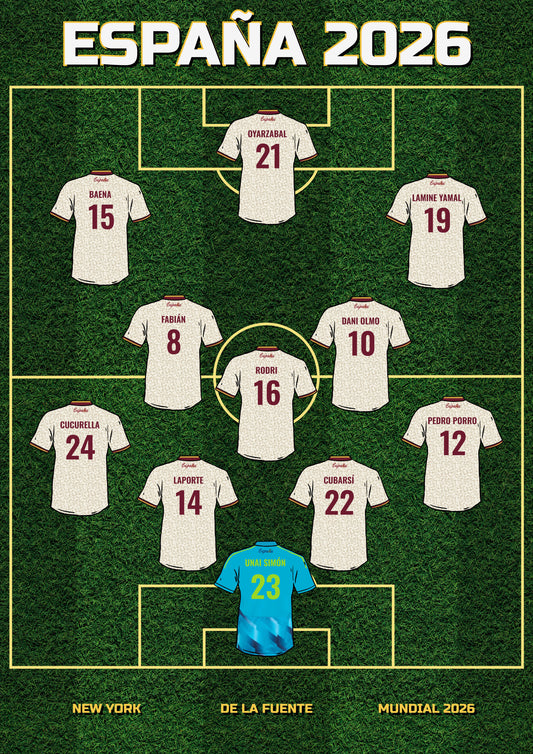 ESPAÑA 2026 AWAY poster