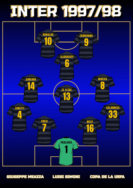INTER 1997/98 poster