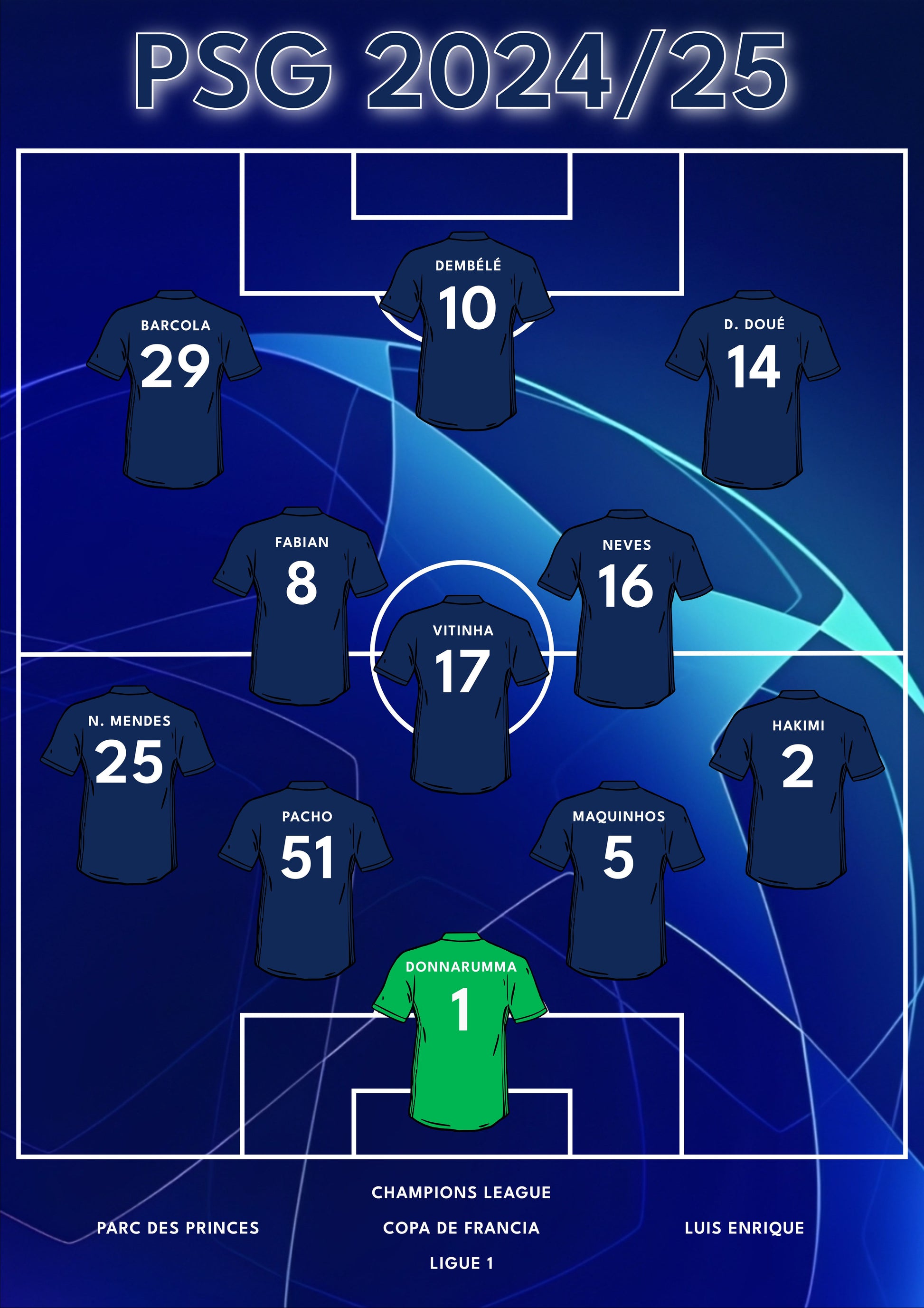 LES PARISIENS 2023/24 poster